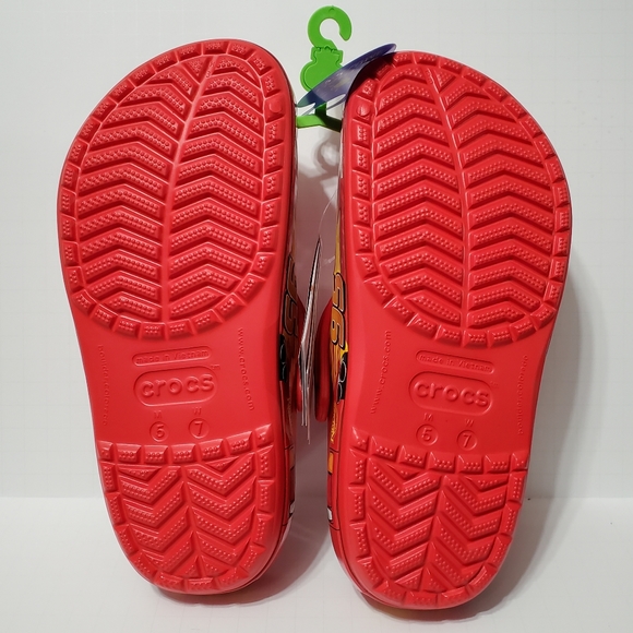 AUTHENTIC, Crocs Lightning McQueen ADULT CLOGS **LIGHT-UP** - Picture 5 of 9